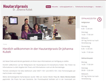 Tablet Screenshot of dr-kubek.de